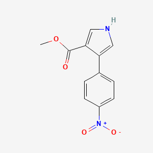 methyl 4-(4-nitrophenyl)-1H-pyrrole-3-carboxylate