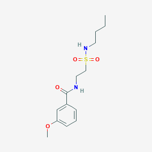 N-(2-(N-butylsulfamoyl)ethyl)-3-methoxybenzamide