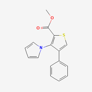 methyl 4-phenyl-3-(1H-pyrrol-1-yl)thiophene-2-carboxylate