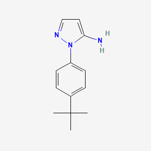 2-(4-Tert-butylphenyl)pyrazol-3-amine