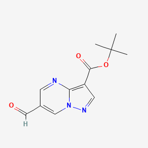 Tert-butyl 6-formylpyrazolo[1,5-a]pyrimidine-3-carboxylate