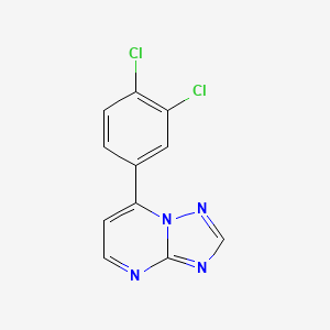7-(3,4-Dichlorophenyl)-[1,2,4]triazolo[1,5-a]pyrimidine