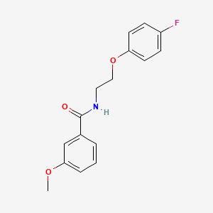 molecular formula C16H16FNO3 B2938134 N-(2-(4-氟苯氧基)乙基)-3-甲氧基苯甲酰胺 CAS No. 1105227-83-5