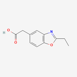 2-(2-Ethyl-1,3-benzoxazol-5-yl)acetic acid