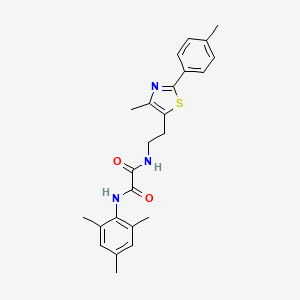 N1-mesityl-N2-(2-(4-methyl-2-(p-tolyl)thiazol-5-yl)ethyl)oxalamide