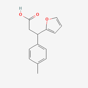 3-(Furan-2-yl)-3-(4-methylphenyl)propanoic acid