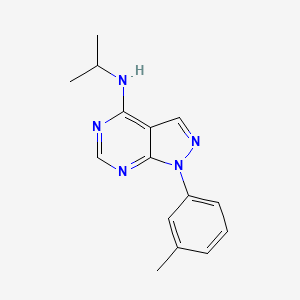 1-(3-methylphenyl)-N-(propan-2-yl)-1H-pyrazolo[3,4-d]pyrimidin-4-amine