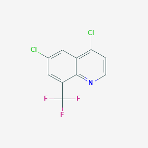 molecular formula C10H4Cl2F3N B2938177 4,6-Dichloro-8-(trifluoromethyl)quinoline CAS No. 1065093-28-8