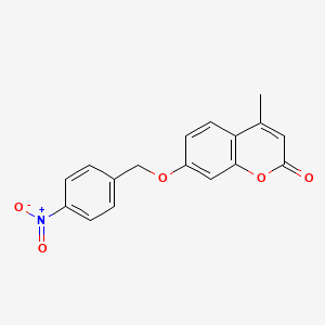 4-methyl-7-[(4-nitrobenzyl)oxy]-2H-chromen-2-one