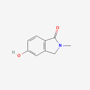 molecular formula C9H9NO2 B2938180 5-羟基-2-甲基-2,3-二氢-1H-异吲哚-1-酮 CAS No. 109803-65-8