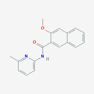 3-methoxy-N-(6-methylpyridin-2-yl)-2-naphthamide