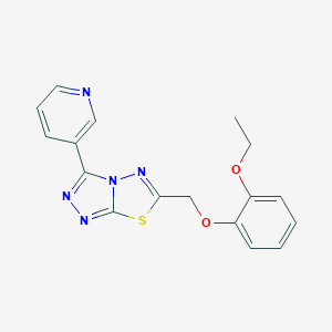 6-[(2-Ethoxyphenoxy)methyl]-3-(3-pyridinyl)[1,2,4]triazolo[3,4-b][1,3,4]thiadiazole