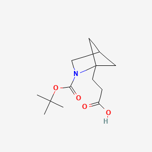 3-{2-[(Tert-butoxy)carbonyl]-2-azabicyclo[2.1.1]hexan-1-yl}propanoic acid