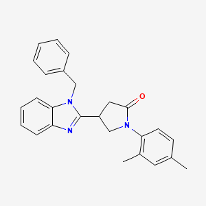 4-(1-benzyl-1H-benzimidazol-2-yl)-1-(2,4-dimethylphenyl)pyrrolidin-2-one