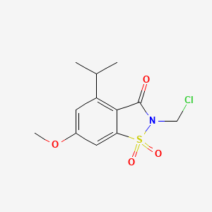 2-(Chloromethyl)-4-isopropyl-6-methoxybenzo[D]isothiazol-3(2H)-one 1,1-dioxide
