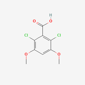 molecular formula C9H8Cl2O4 B2938253 2,6-二氯-3,5-二甲氧基苯甲酸 CAS No. 75177-59-2