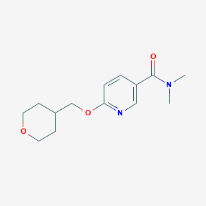 N,N-dimethyl-6-((tetrahydro-2H-pyran-4-yl)methoxy)nicotinamide