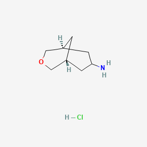 (1R,5S)-3-Oxabicyclo[3.3.1]nonan-7-amine;hydrochloride