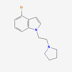 4-bromo-1-[2-(pyrrolidin-1-yl)ethyl]-1H-indole