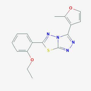 6-(2-Ethoxyphenyl)-3-(2-methylfuran-3-yl)[1,2,4]triazolo[3,4-b][1,3,4]thiadiazole