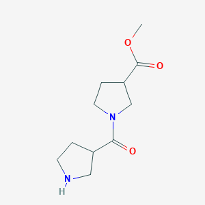 Methyl 1-(pyrrolidine-3-carbonyl)pyrrolidine-3-carboxylate
