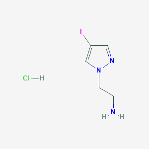 2-(4-Iodo-1H-pyrazol-1-yl)ethan-1-amine hydrochloride