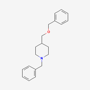 molecular formula C20H25NO B2938341 1-Benzyl-4-((benzyloxy)methyl)piperidine CAS No. 138030-84-9