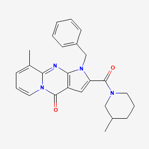 1-benzyl-9-methyl-2-(3-methylpiperidine-1-carbonyl)pyrido[1,2-a]pyrrolo[2,3-d]pyrimidin-4(1H)-one
