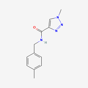 molecular formula C12H14N4O B2938348 1-甲基-N-(4-甲基苄基)-1H-1,2,3-三唑-4-甲酰胺 CAS No. 1235260-68-0