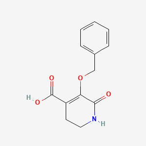 molecular formula C13H13NO4 B2938378 5-(Benzyloxy)-6-oxo-1,2,3,6-tetrahydro-4-pyridinecarboxylic acid CAS No. 866008-19-7