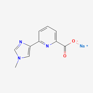 Sodium;6-(1-methylimidazol-4-yl)pyridine-2-carboxylate