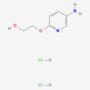 2-[(5-Aminopyridin-2-yl)oxy]ethan-1-ol dihydrochloride