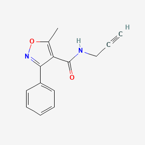 (5-Methyl-3-phenylisoxazol-4-YL)-N-prop-2-ynylformamide