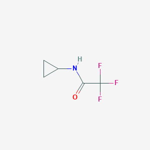 molecular formula C5H6F3NO B2938404 N-环丙基-2,2,2-三氟乙酰胺 CAS No. 20613-19-8