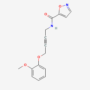 N-(4-(2-methoxyphenoxy)but-2-yn-1-yl)isoxazole-5-carboxamide