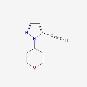5-Ethynyl-1-(oxan-4-yl)pyrazole