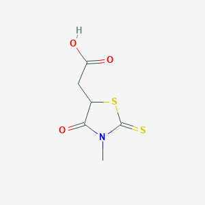 molecular formula C6H7NO3S2 B2938412 (3-甲基-4-氧代-2-硫代-1,3-噻唑烷-5-基)乙酸 CAS No. 4872-67-7