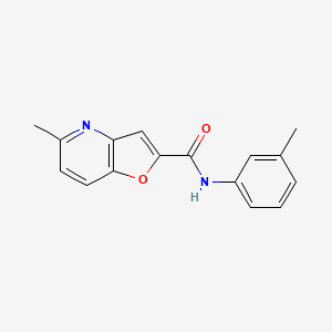 5-methyl-N-(m-tolyl)furo[3,2-b]pyridine-2-carboxamide