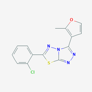 6-(2-Chlorophenyl)-3-(2-methyl-3-furyl)[1,2,4]triazolo[3,4-b][1,3,4]thiadiazole