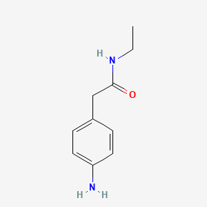molecular formula C10H14N2O B2938464 2-(4-aminophenyl)-N-ethylacetamide CAS No. 107966-09-6