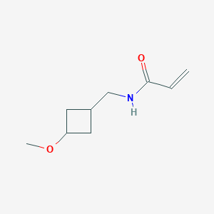 molecular formula C9H15NO2 B2938501 N-[(3-Methoxycyclobutyl)methyl]prop-2-enamide CAS No. 2276318-95-5