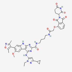 molecular formula C44H45N11O9 B2938510 PROTAC BET Degrader-1 CAS No. 2093386-22-0