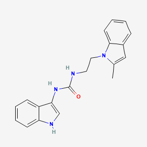 molecular formula C20H20N4O B2938516 1-(1H-indol-3-yl)-3-(2-(2-methyl-1H-indol-1-yl)ethyl)urea CAS No. 899753-32-3