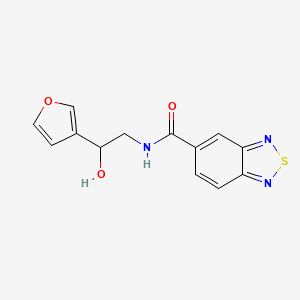N-(2-(furan-3-yl)-2-hydroxyethyl)benzo[c][1,2,5]thiadiazole-5-carboxamide