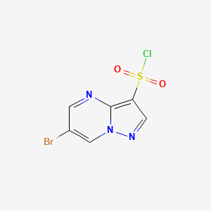 6-Bromopyrazolo[1,5-a]pyrimidine-3-sulfonyl chloride