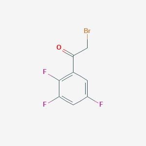 molecular formula C8H4BrF3O B2938532 2-溴-1-(2,3,5-三氟苯基)乙酮 CAS No. 1214373-78-0