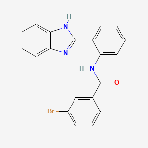 N-[2-(1H-benzimidazol-2-yl)phenyl]-3-bromobenzamide