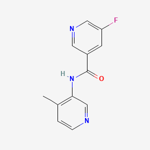 molecular formula C12H10FN3O B2938568 5-fluoro-N-(4-methylpyridin-3-yl)nicotinamide CAS No. 2310152-23-7