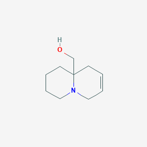 molecular formula C10H17NO B2938596 1,2,3,4,6,9-Hexahydroquinolizin-9a-ylmethanol CAS No. 2490375-47-6