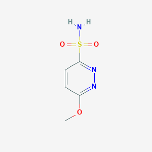 molecular formula C5H7N3O3S B2938597 3-哒嗪磺酰胺，6-甲氧基- CAS No. 1195651-75-2